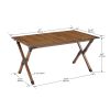 3-piece Folding Outdoor Table and two chairs,Lightweight Aluminum Roll-up Square for indoor, Outdoor Camping, Picnics, Beach,Backyard, BBQ, Party, Pat