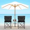 YSSOA Portable Folding Camping Chair with Carry Bag for Adults, Collapsible Anti-Slip Padded Oxford Cloth Stool for Beach, Hiking, Fishing, Gardening,