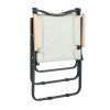 3-piece Folding Outdoor Table and two chairs,Lightweight Aluminum Roll-up Square for indoor, Outdoor Camping, Picnics, Beach,Backyard, BBQ, Party, Pat