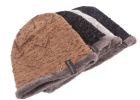 Warm Knit Cap Lamb Wool Fluffy Soft Winter Snow Hat