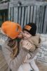 Men's and Women's Beanie Rib Knit Winter Beanie Knit Hat Soft Warm Unisex Flanged Beanie Cap